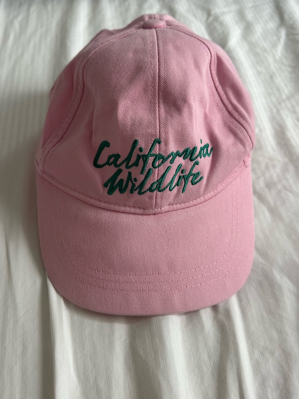 California Wildlife Pink Kids Baseball Cap